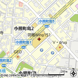 きもののあやめ羽島店周辺の地図