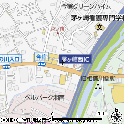 神奈川日産茅ヶ崎マイカーセンター周辺の地図