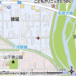 神奈川県平塚市徳延643-2周辺の地図