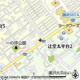 神奈川日産自動車藤沢店周辺の地図