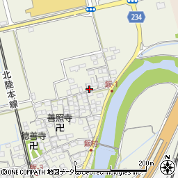 滋賀県米原市飯60周辺の地図