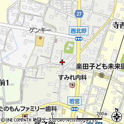 愛知県犬山市西北野172周辺の地図