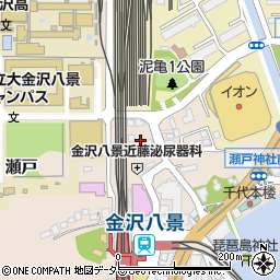 神奈川県横浜市金沢区瀬戸19-7周辺の地図