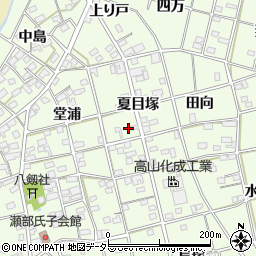愛知県一宮市瀬部夏目塚47周辺の地図