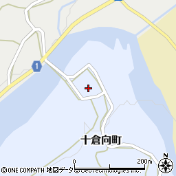 京都府綾部市十倉向町仲村27周辺の地図