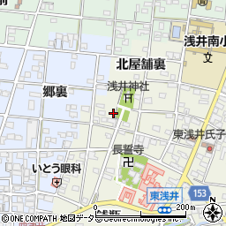 愛知県一宮市浅井町東浅井戌亥246周辺の地図