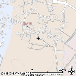 島根県雲南市加茂町大西121周辺の地図