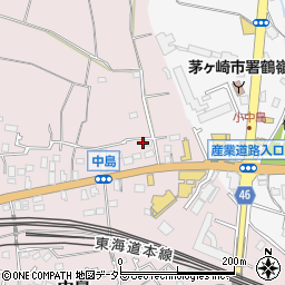 神奈川県茅ヶ崎市中島235周辺の地図