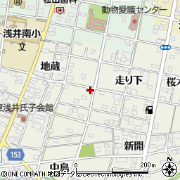 愛知県一宮市浅井町東浅井地蔵69-8周辺の地図