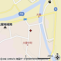 兵庫県養父市大屋町大屋市場90周辺の地図