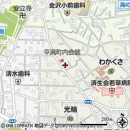 神奈川県横浜市金沢区平潟町7-22周辺の地図