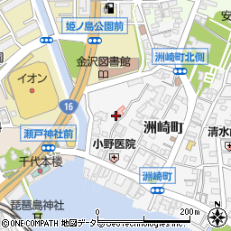神奈川県横浜市金沢区洲崎町4-6周辺の地図