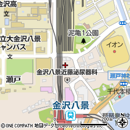 神奈川県横浜市金沢区瀬戸19-6周辺の地図