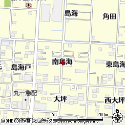 愛知県一宮市木曽川町門間南島海周辺の地図