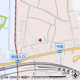 神奈川県茅ヶ崎市中島160周辺の地図
