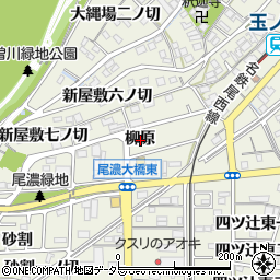 愛知県一宮市木曽川町玉ノ井柳原周辺の地図