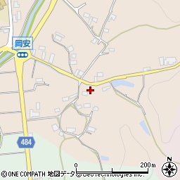 京都府綾部市岡安町（中池）周辺の地図