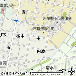 愛知県一宮市浅井町東浅井円波10周辺の地図