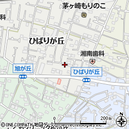 神奈川県茅ヶ崎市ひばりが丘6-43周辺の地図