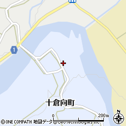 京都府綾部市十倉向町仲村周辺の地図