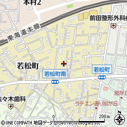 神奈川県茅ヶ崎市若松町9周辺の地図