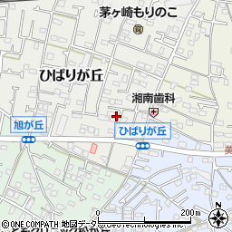 神奈川県茅ヶ崎市ひばりが丘6-43-16周辺の地図