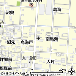 愛知県一宮市木曽川町門間島海中周辺の地図