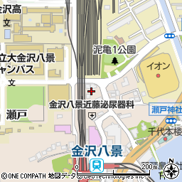神奈川県横浜市金沢区瀬戸19-4周辺の地図