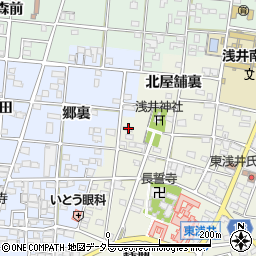 愛知県一宮市浅井町東浅井戌亥5周辺の地図