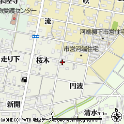 愛知県一宮市浅井町東浅井円波6周辺の地図