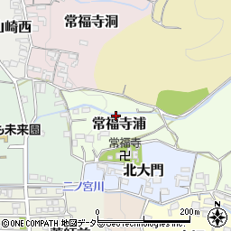 愛知県犬山市常福寺浦周辺の地図