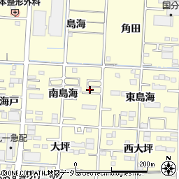愛知県一宮市木曽川町門間南島海55周辺の地図