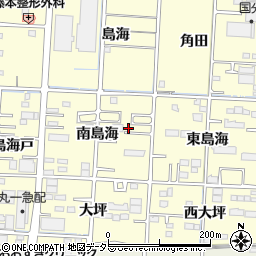 愛知県一宮市木曽川町門間南島海56周辺の地図