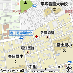 神奈川県平塚市中里19-9周辺の地図
