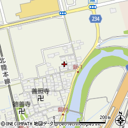 滋賀県米原市飯58周辺の地図