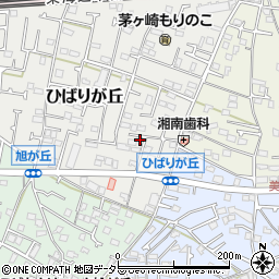 神奈川県茅ヶ崎市ひばりが丘6-43-14周辺の地図