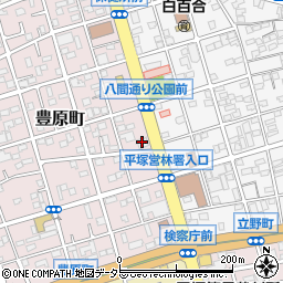 平塚バプテスト教会周辺の地図