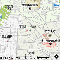 神奈川県横浜市金沢区平潟町7周辺の地図