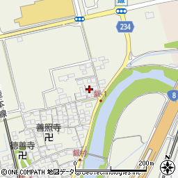 滋賀県米原市飯56周辺の地図