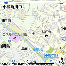 岐阜県羽島市小熊町島173周辺の地図