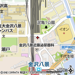 神奈川県横浜市金沢区瀬戸19-3周辺の地図