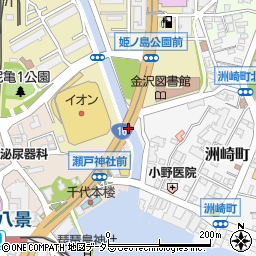 新瀬戸橋周辺の地図