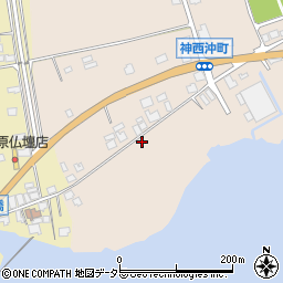 島根県出雲市神西沖町2244周辺の地図