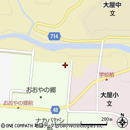 兵庫県養父市大屋町笠谷4周辺の地図