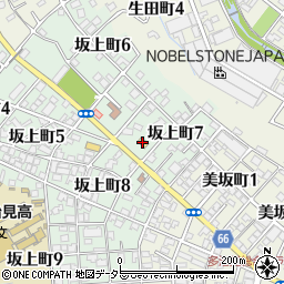 ファミリーマート多治見坂上町店周辺の地図