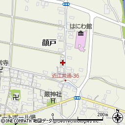 滋賀県米原市顔戸308周辺の地図