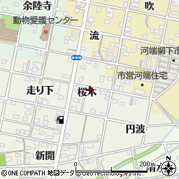 愛知県一宮市浅井町東浅井桜木18周辺の地図
