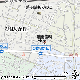 神奈川県茅ヶ崎市ひばりが丘6-31-8周辺の地図