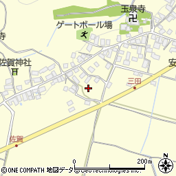 滋賀県高島市安曇川町田中3389周辺の地図