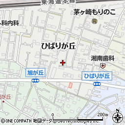 神奈川県茅ヶ崎市ひばりが丘6-1-18周辺の地図
